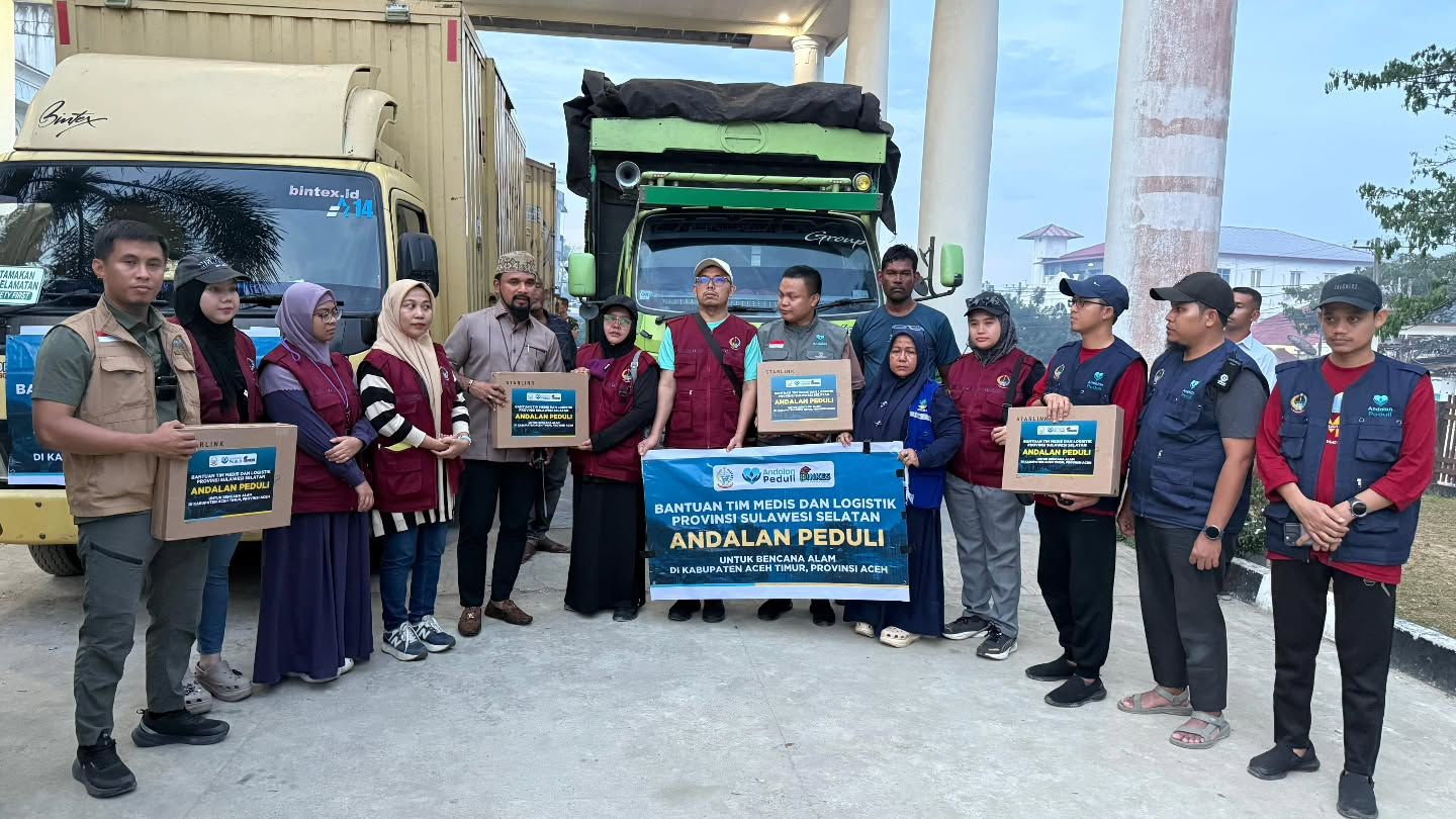 Gubernur Sulsel Salurkan Bantuan Rp1 Miliar Lebih dan Kirim Tim Kemanusiaan ke Aceh Timur