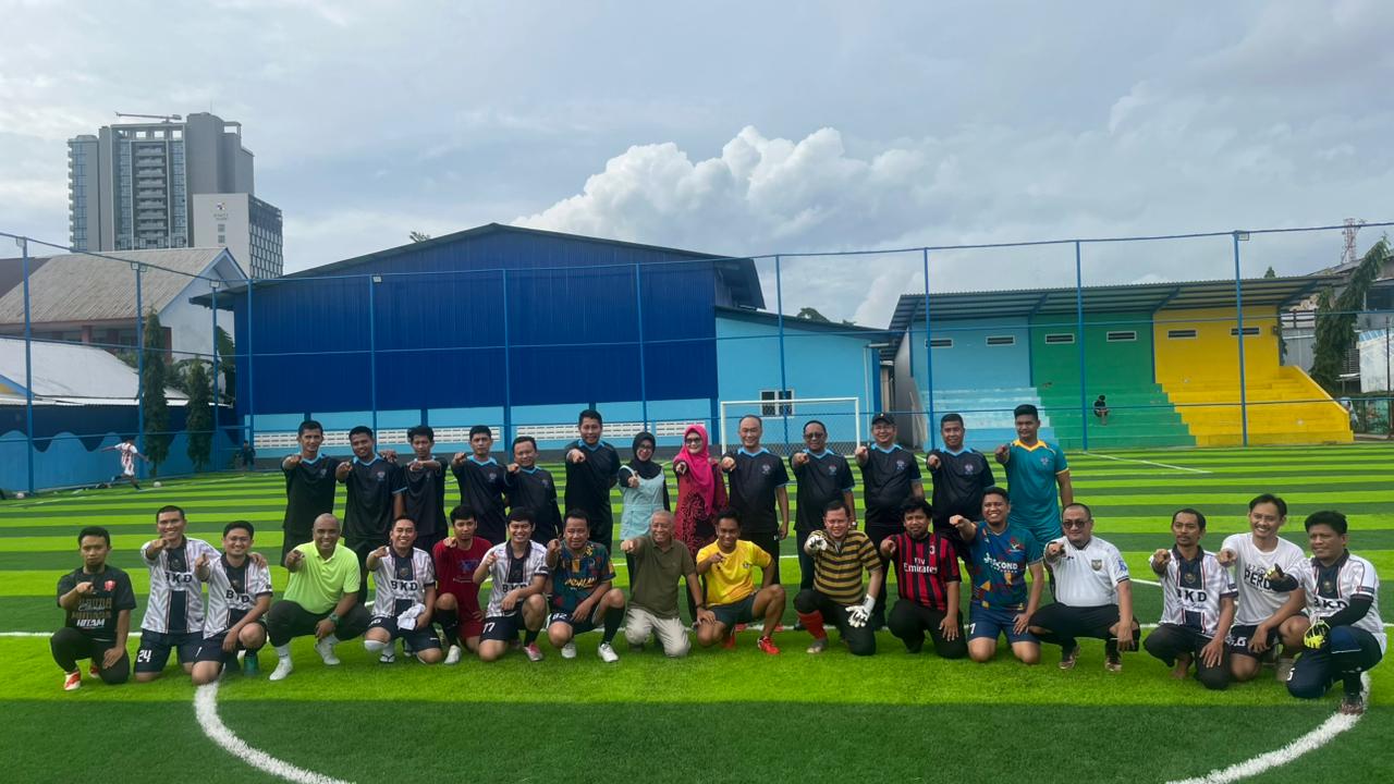 Laga Persahabatan Pemprov Sulsel-BKN Berakhir Imbang 3–3