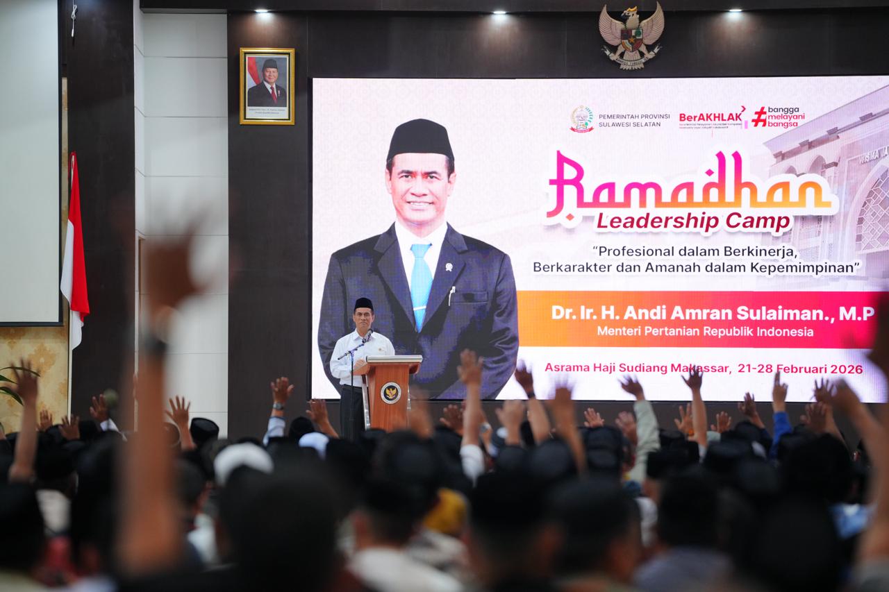 Ramadhan Leadership Camp Sulsel Hadirkan Mentan Amran Sulaiman, Tekankan Integritas dan Keberanian Ubah Mindset