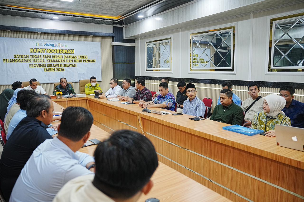 Satgas Pangan Sulsel Perkuat Pengawasan Minyak dan Beras Bersama Badan Pangan Nasional