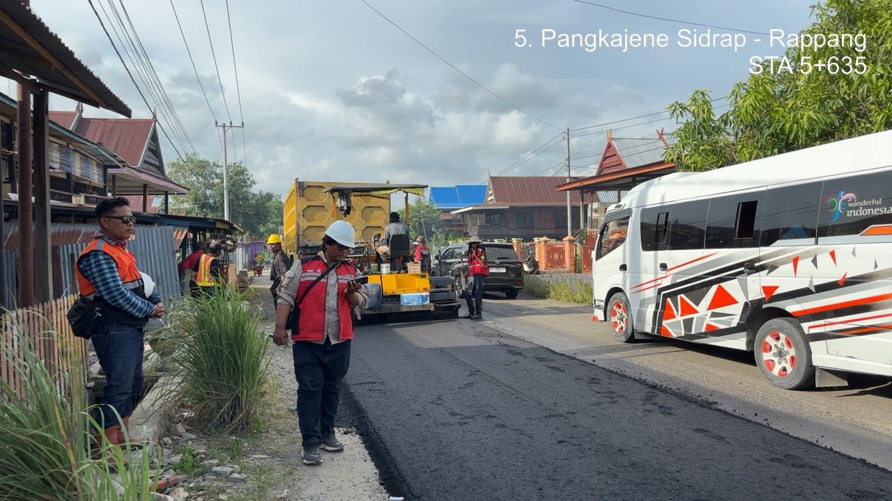 Pemprov Sulsel Perkuat Infrastruktur Jalan Poros Sidrap, Ruas Pangkajene–Rappang Dikebut