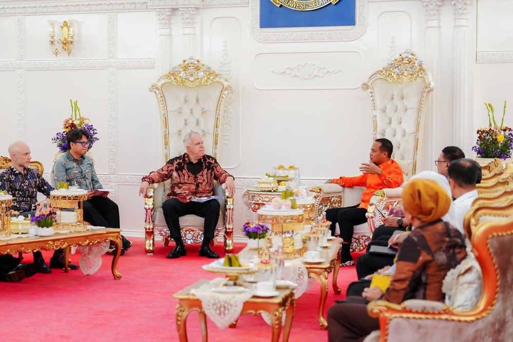 Gubernur Sulsel Sampaikan Pesan Perdamaian Saat Terima Kunjungan Kedubes Amerika Serikat