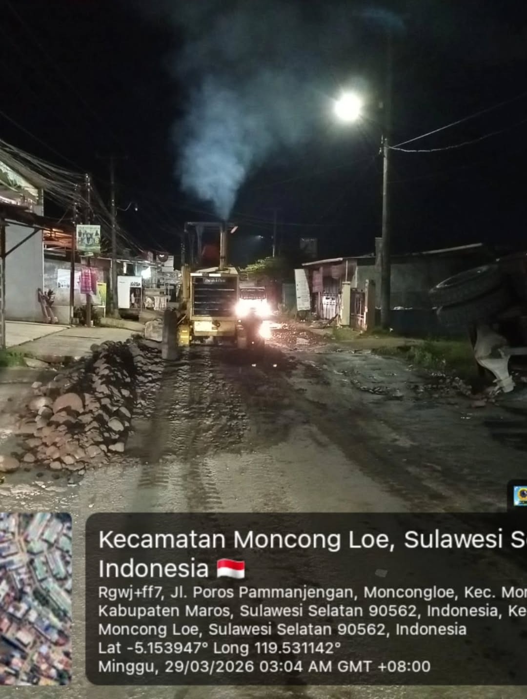 Gubernur Sulsel Pastikan Penanganan Darurat Jalan Rusak Moncongloe, Talud dan Aspal Disiapkan