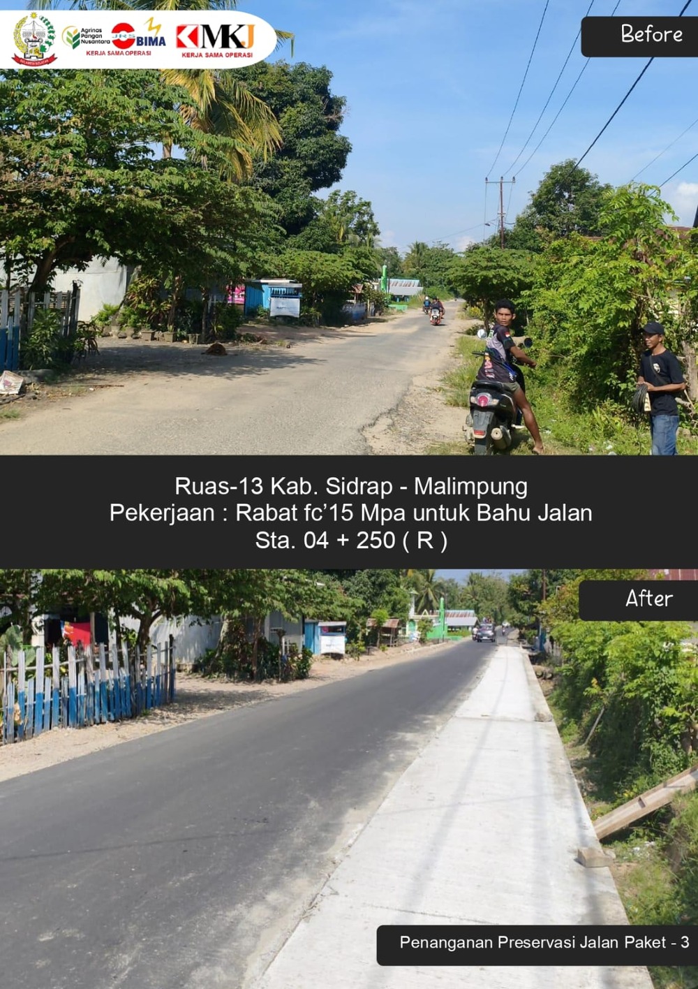 MYP Paket 3 Perkuat Infrastruktur Jalan Pinrang–Sidrap, Tingkatkan Konektivitas dan Kenyamanan Berkendara