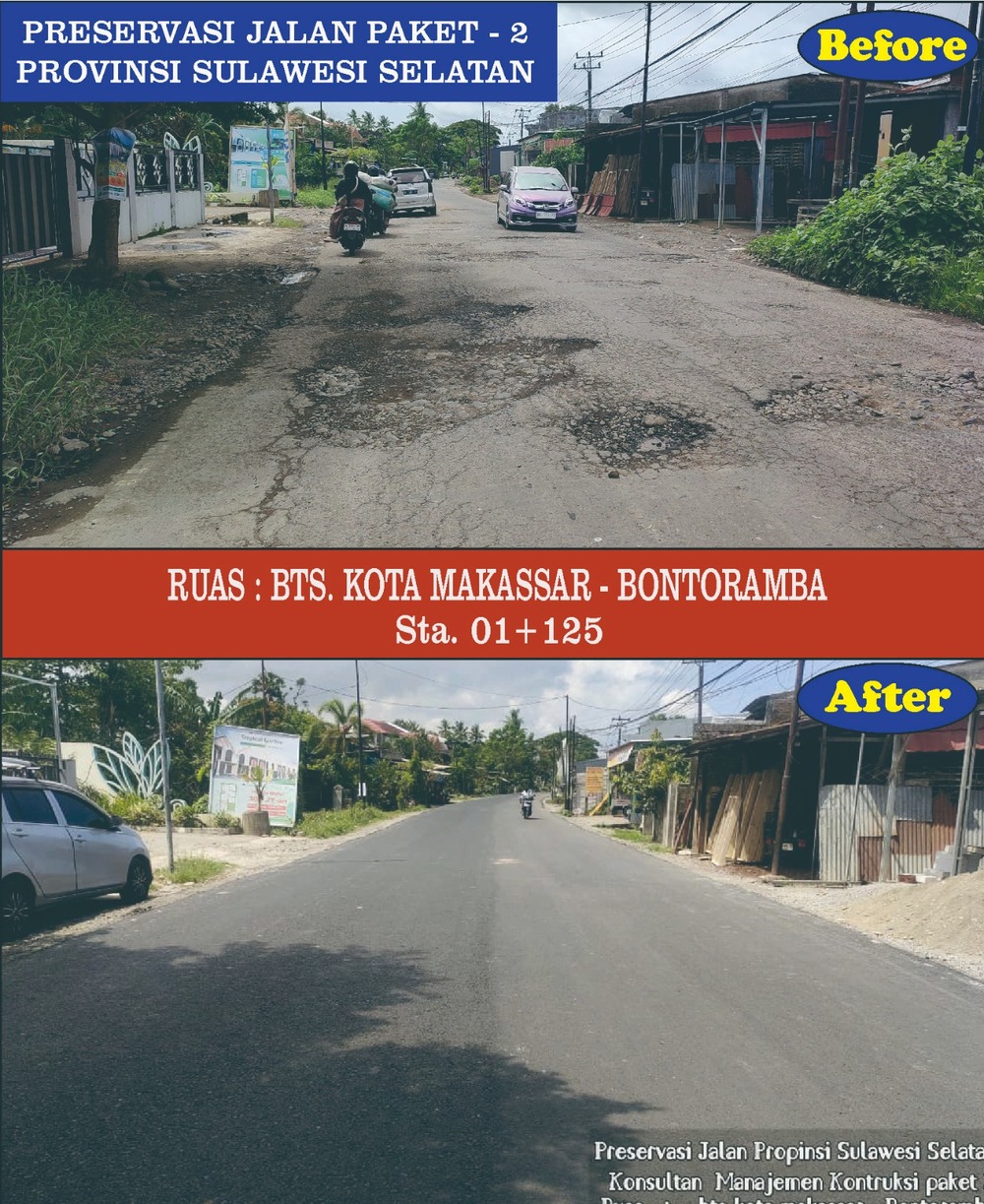 Pemprov Sulsel Genjot Proyek MYP, Sejumlah Ruas Jalan Kini Lebih Mulus dan Aman