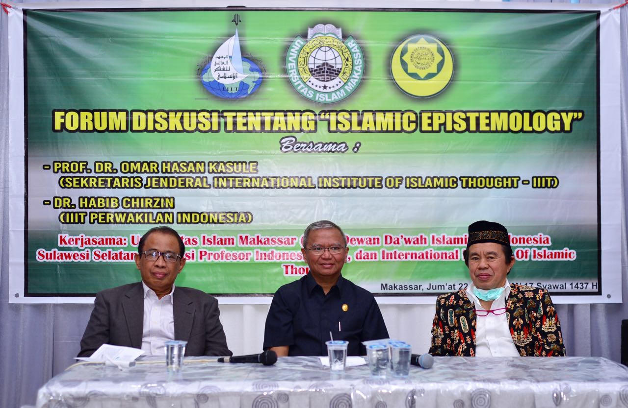Wagub Buka Forum Diskusi Islamic Epistemology