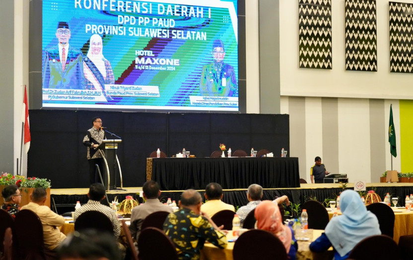 Hadiri Konferda DPD PP PAUD Sulsel, Sekda Jufri Rahman Tekankan Pentingnya Pendidikan Adab dan Kultur Lokal Bagi Anak Usia Dini