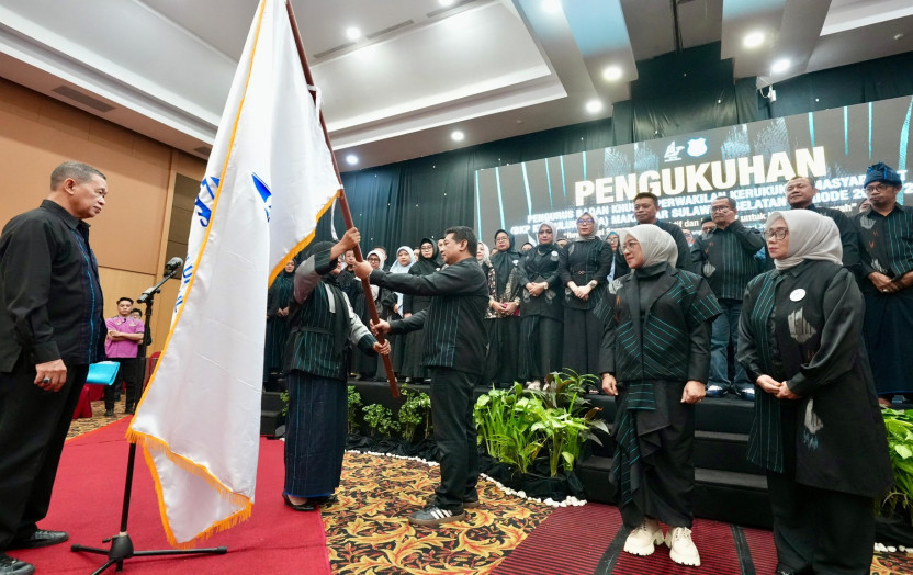 Pengukuhan BKP KMB Sulsel, Jufri Rahman Harap Berkontribusi Nyata untuk Pembangunan Daerah