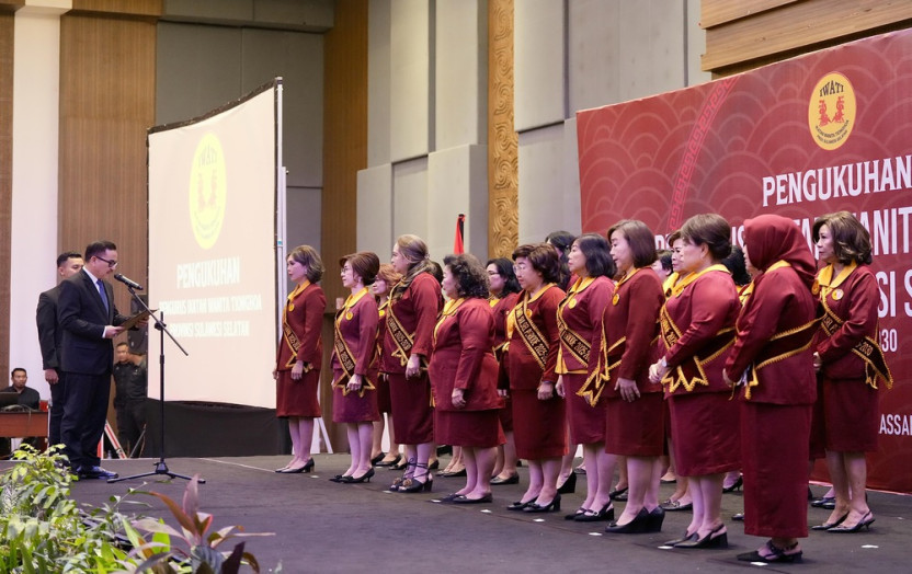 Sekda Jufri Rahman Resmi Kukuhkan Pengurus IWATI Sulsel 2025-2030, Dorong Kolaborasi Sosial