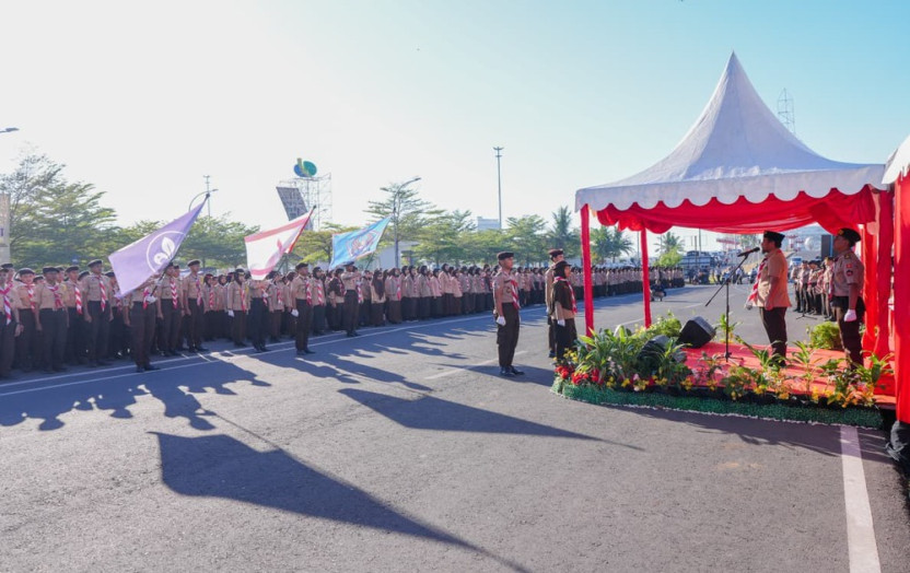 Hari Pramuka ke-64 Tingkat Provinsi, Gubernur Andi Sudirman Serukan Semangat Kebersamaan