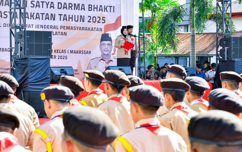 Wagub Sulsel Buka Perkemahan Pramuka Warga Binaan se-Sulsel