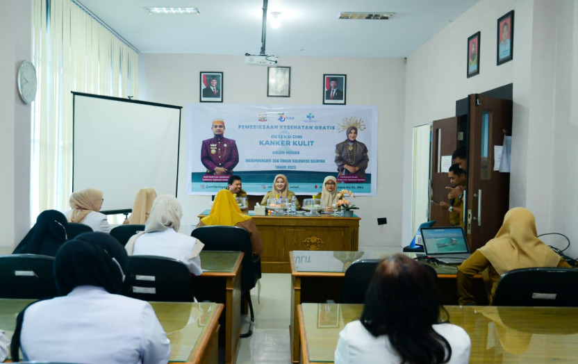 Wagub Sulsel Buka Pemeriksaan Gratis Kanker Kulit Peringati 356 Tahun Sulawesi Selatan