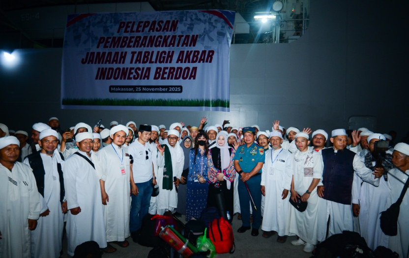 Fatmawati Rusdi Lepas 800 Jamaah Tabligh Sulsel ke Ijtima Indonesia, Tegaskan Pentingnya Persaudaraan Bangsa