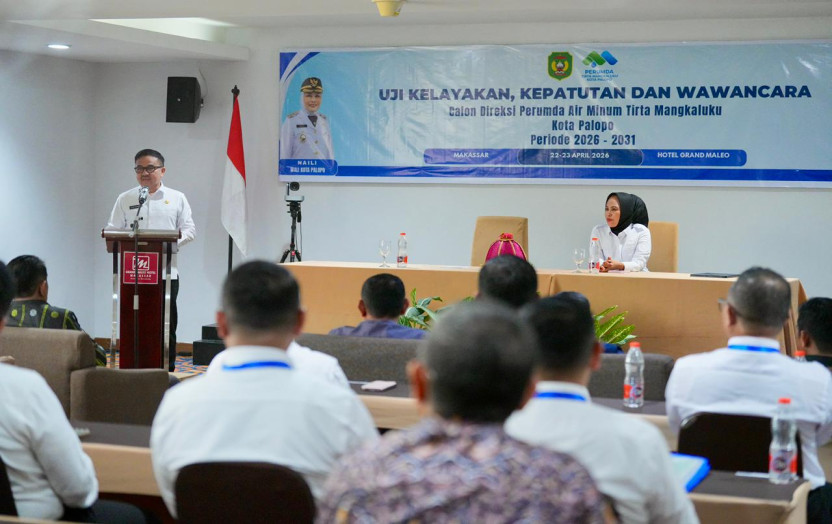 Sekda Sulsel Pimpin Uji Kelayakan Direksi Perumda Tirta Mangkaluku, Tekankan Profesionalisme