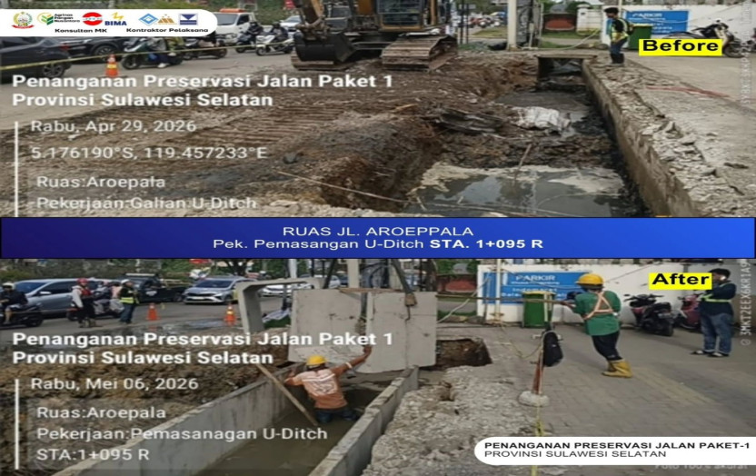 Gubernur Sulsel Update Progres MYP Infrastruktur Jalan, Ruas Hertasning hingga Bili-Bili Capai 60 Persen