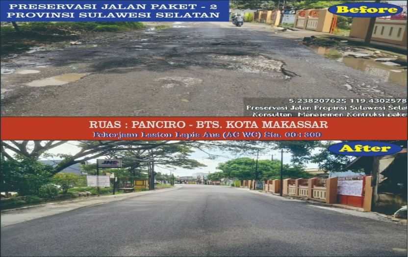 Gubernur Sulsel Update Perkembangan MYP Infrastruktur Jalan Paket 2, 4 dan 5, Ada Sudah Capai 78,94 Persen